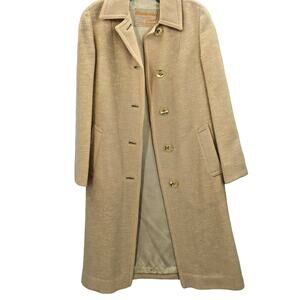 Weatherbee Long Sleeve VINTAGE Ms. Maisel Long Jacket Wool Pockets Swing Coat